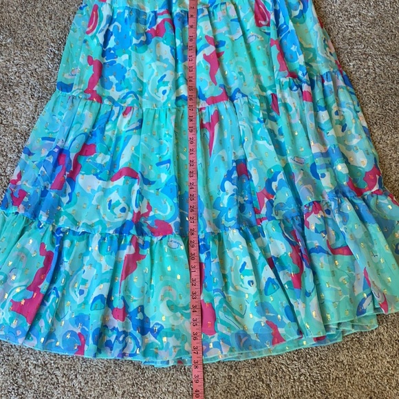 Peter Nygard • 80s Style Tiered Mermaid Maxi Skirt - Picture 12 of 14